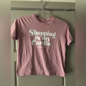 SEX AND THE CITY CROPPED GRAPHIC TEE